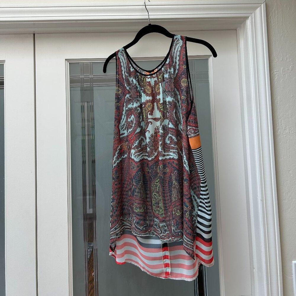 Anthropologie colorful tank top